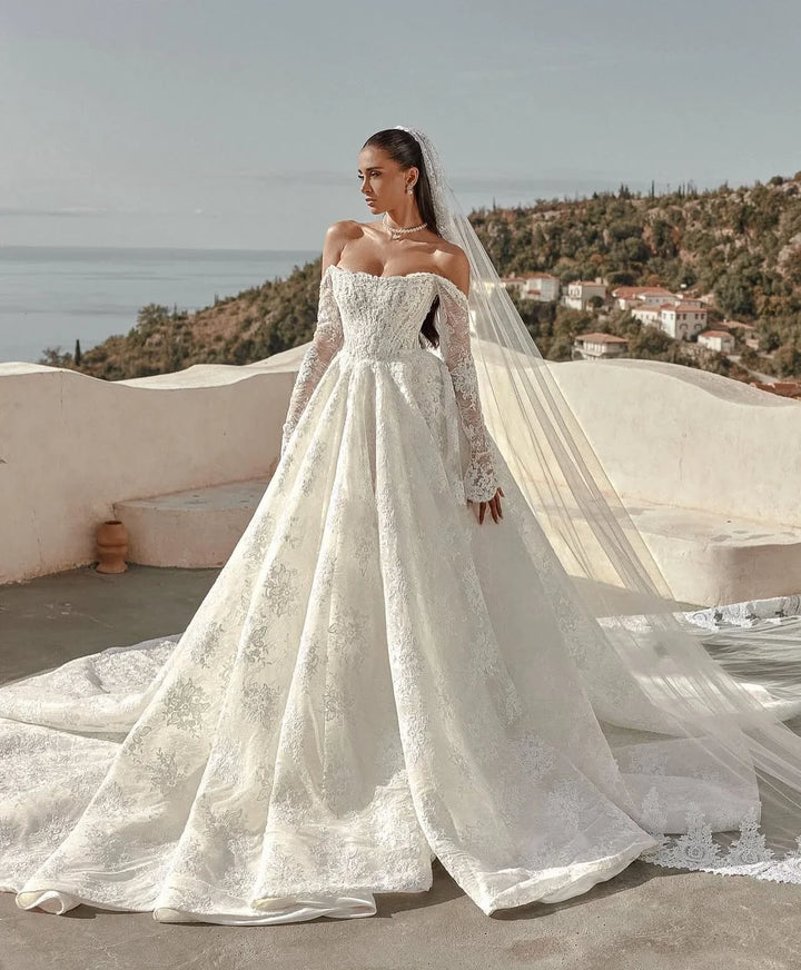 Majestic Estilo Lace Princess Bridal Gown