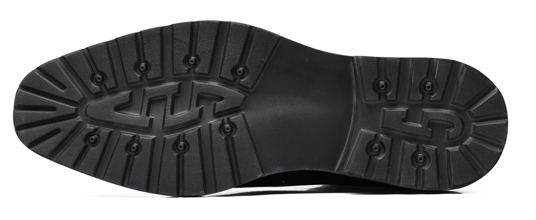 High-Quality Pressed Lychee Pattern Chelsea Boots