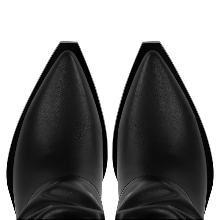 Regal Pointed Toe Knee-High Boots