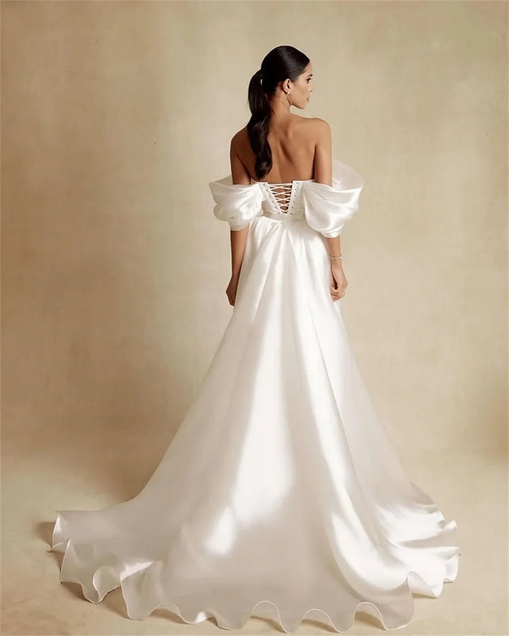 Stunning Off-Shoulder Women Wedding Dress