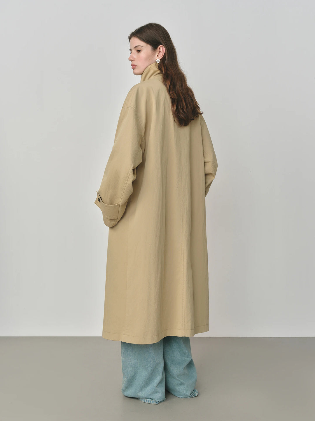 Trendy Long Trench Cotton Coat