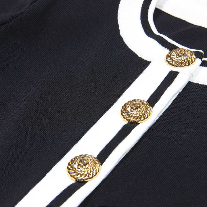 Versatile Crew Neck Woolen Cardigan