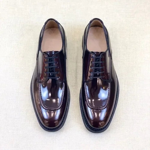 Stylish Lace-Up Leather Shoes