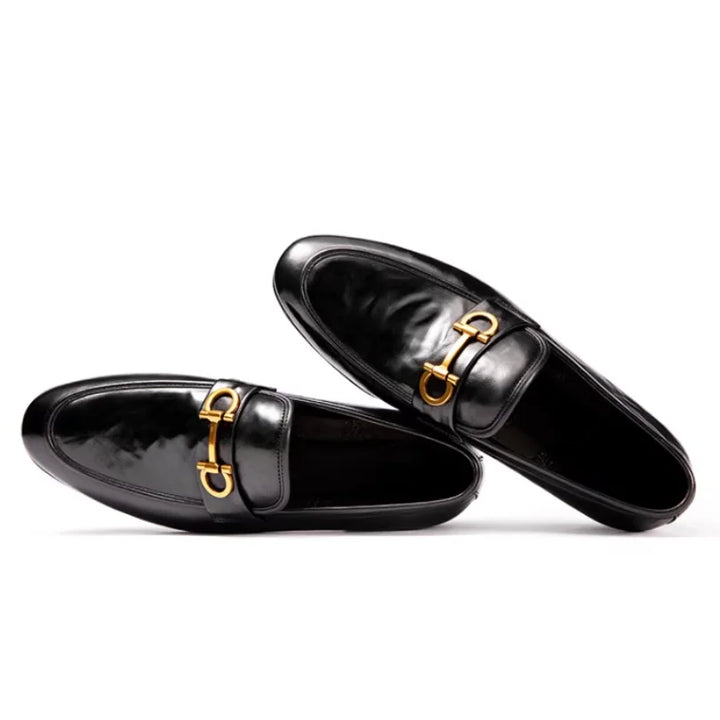 Stylish Genuine Leather Slip-On Loafers
