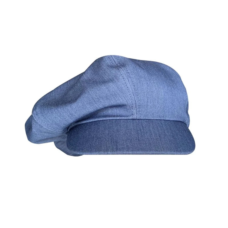 Classic Houndstooth Octagonal Beret Hat