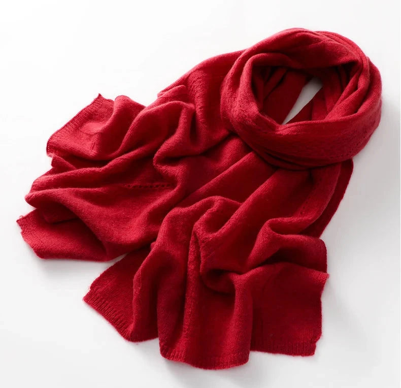 High-Quality Cashmere Knitted Scarf