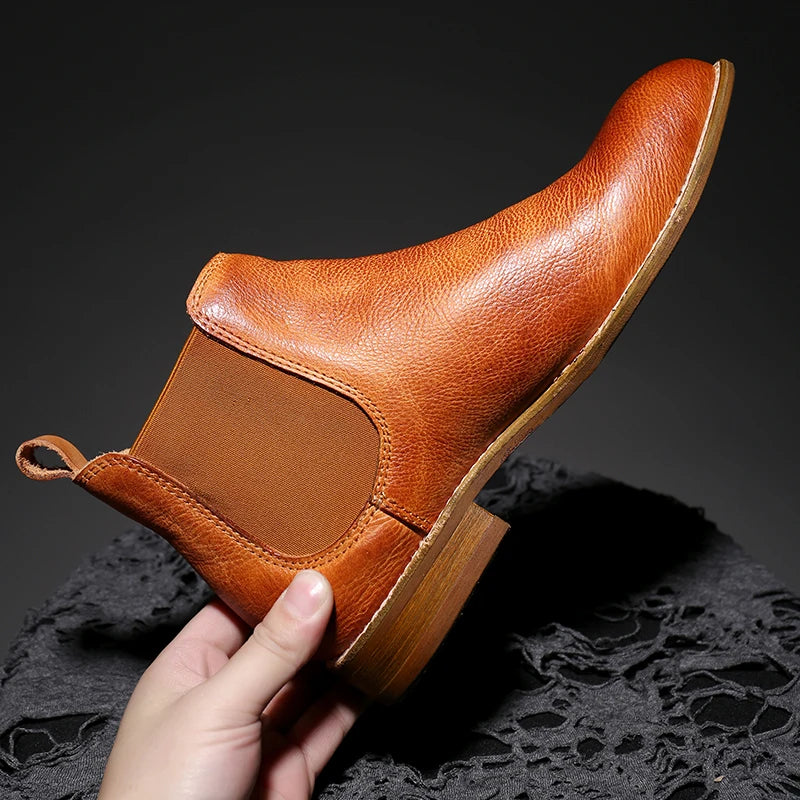 Sleek Welted Chelsea Boots