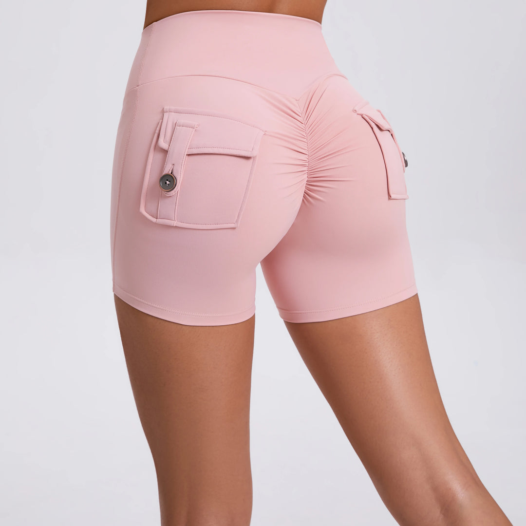 Classic Push-Up Pockets Yoga Shorts