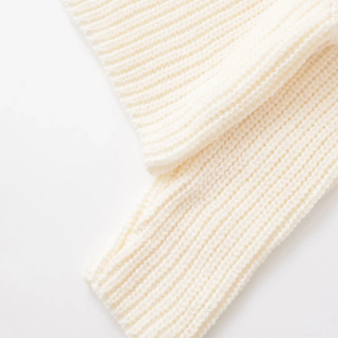 Soft Asymmetrical Neck Cozy Sweater