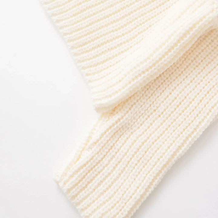 Soft Asymmetrical Neck Cozy Sweater