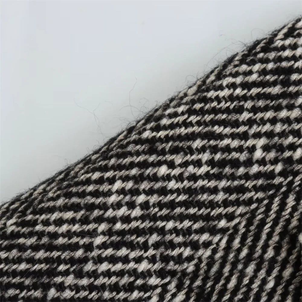 Classic Belted Twill Overcoat