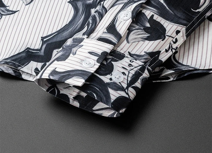 Trendy Printed Social Shirt