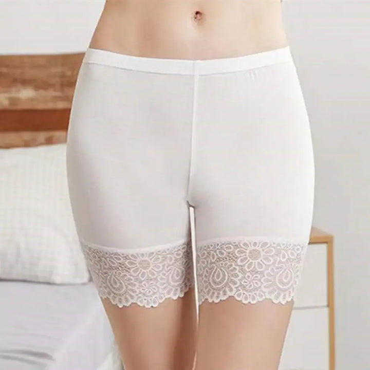 Seamless Lace Edge Safety Briefs