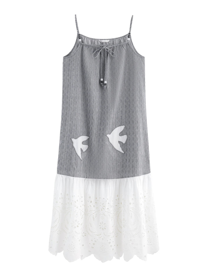 Stunning Linen Spaghetti Strap Maxi Dress
