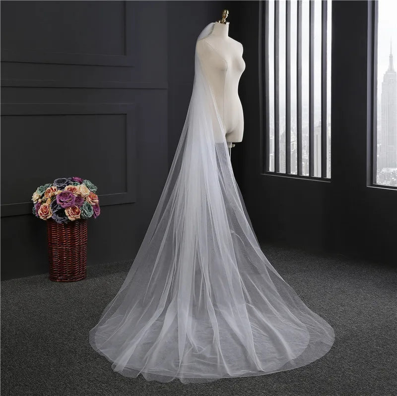 Romantic Double-Layer Soft Bridal Veil