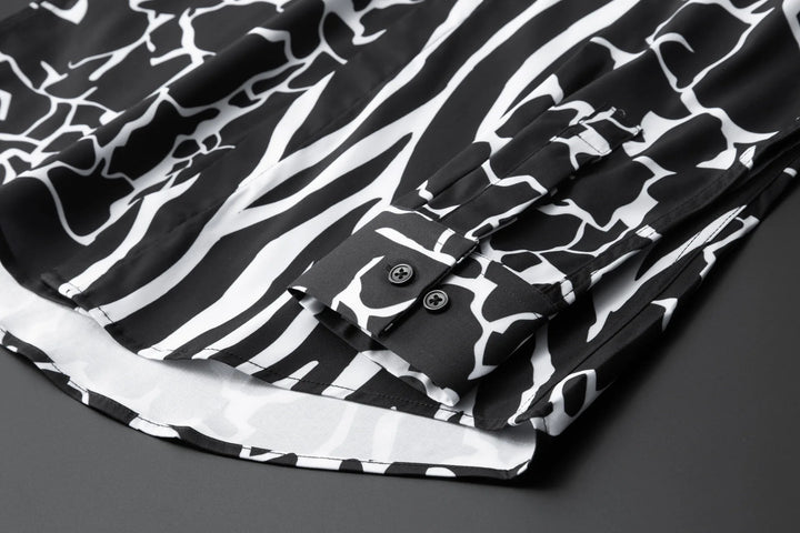 Antique Patchwork Long Sleeves Shirt