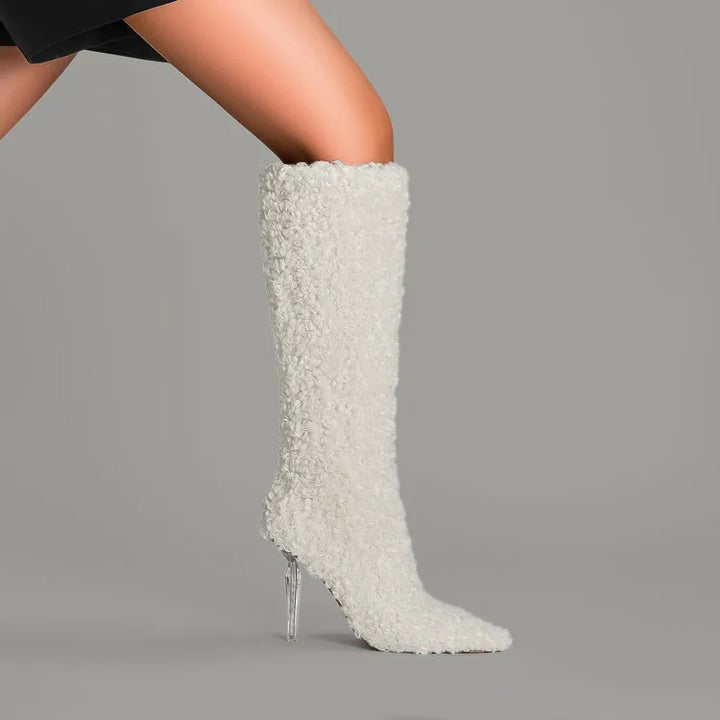 Crystal Fashion Knee High Boots