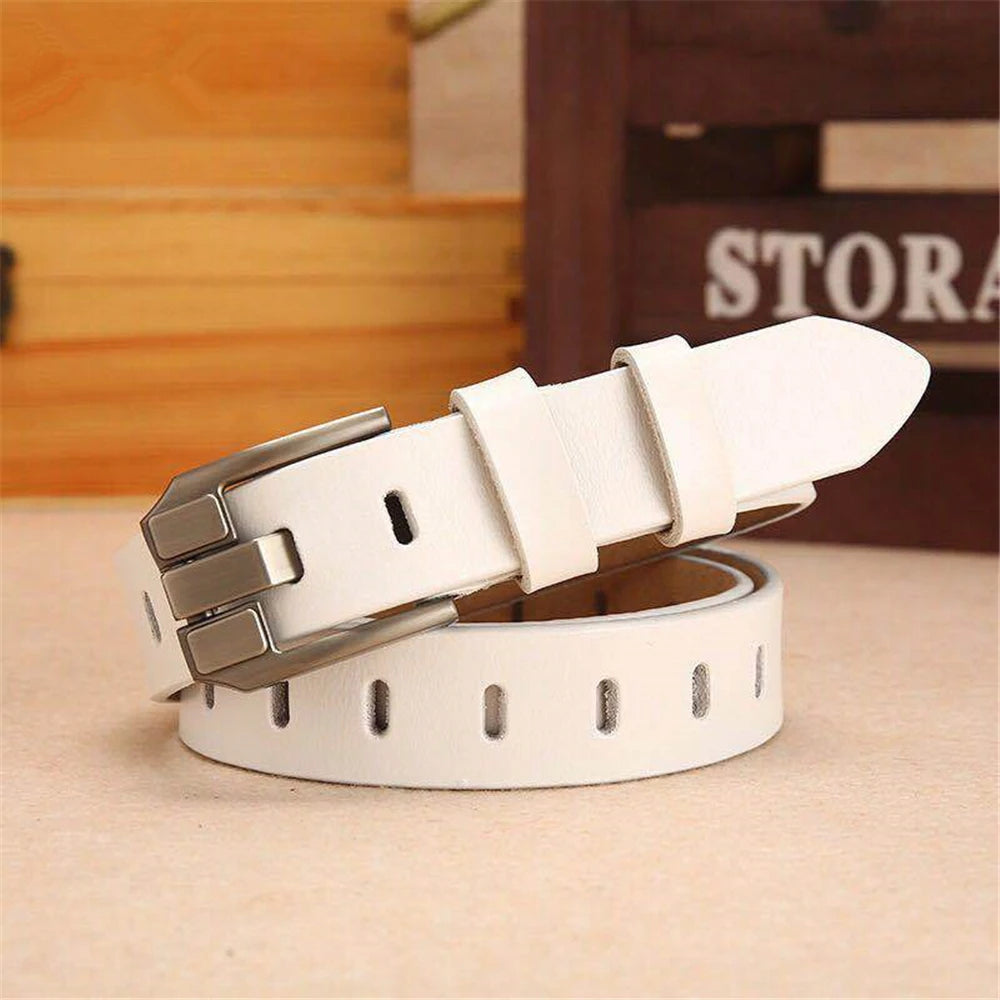 Trendy Genuine Cowskin Leather Belt