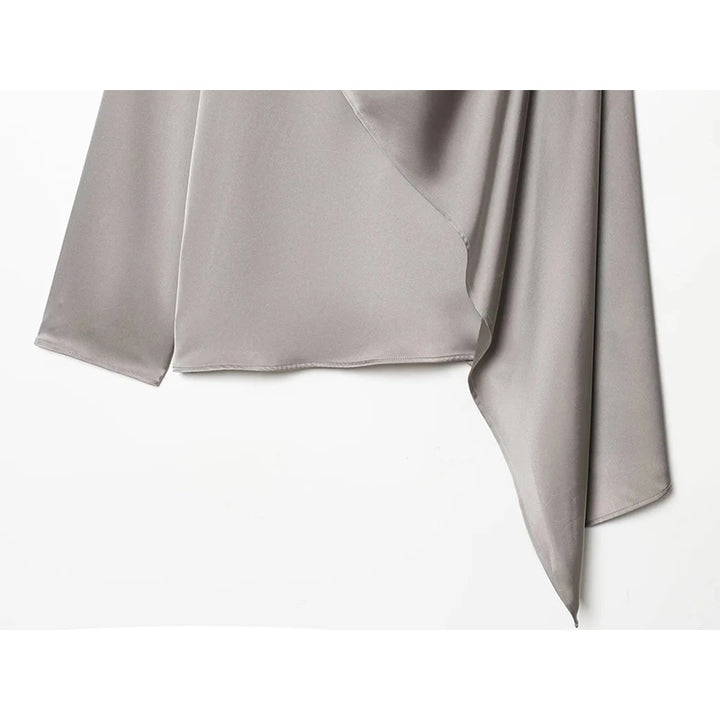 Elegant Shawl Style Blouse