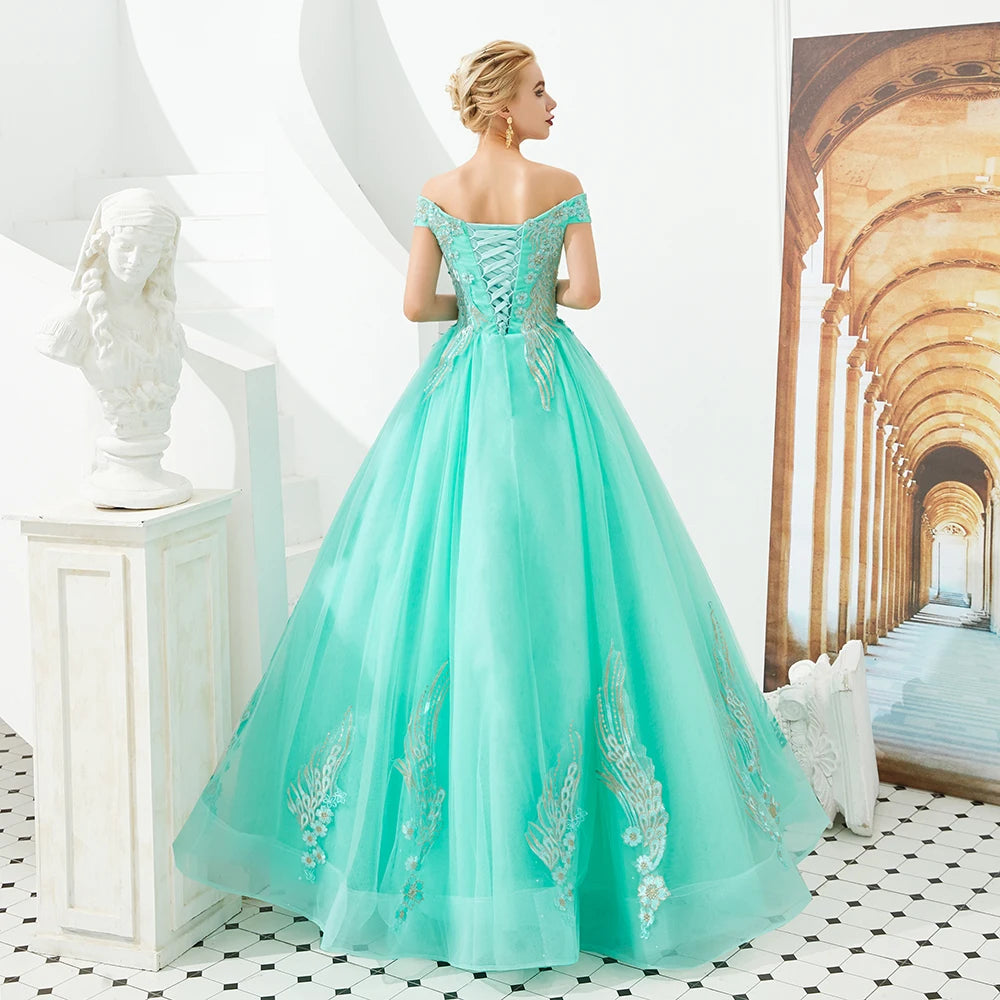 Gorgeous Applique Quinceanera Dress