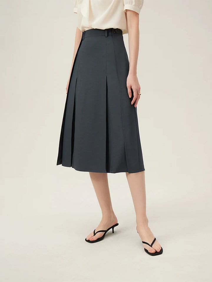 High Waist A-Line Slimming Skirt