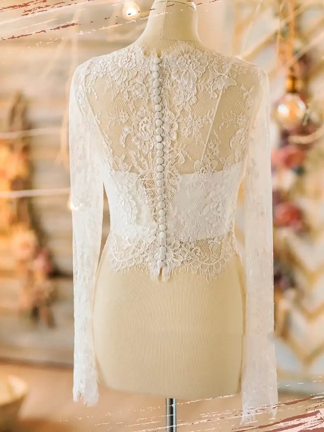 Elegant Long Sleeves Bridal Jacket