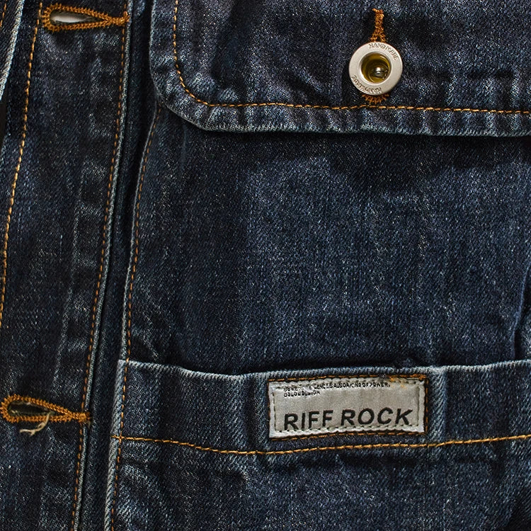 Old Washed American Style Denim Loose Jacket