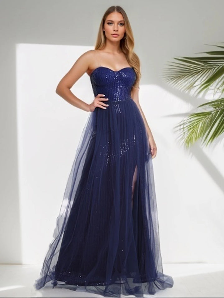 Alluring A-line Mesh Cocktail Prom Dress