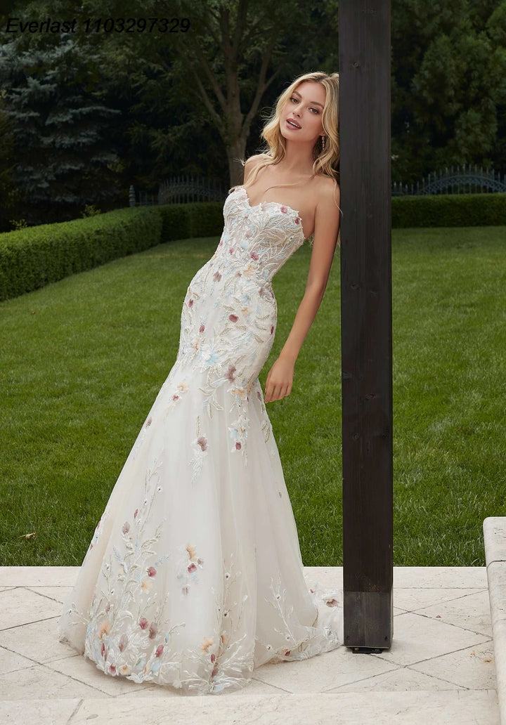 Graceful Off The Shoulder Wedding Dress
