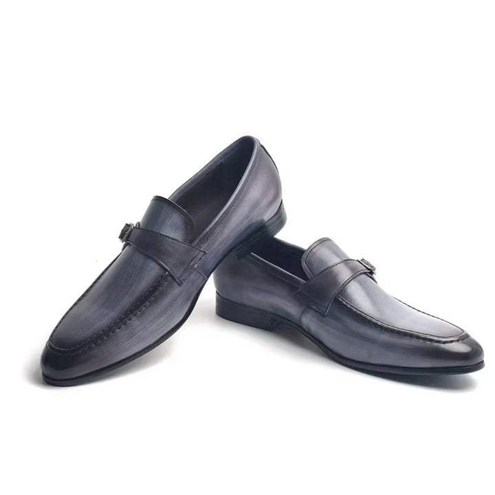 Elegant Slip-On Buckle Loafers