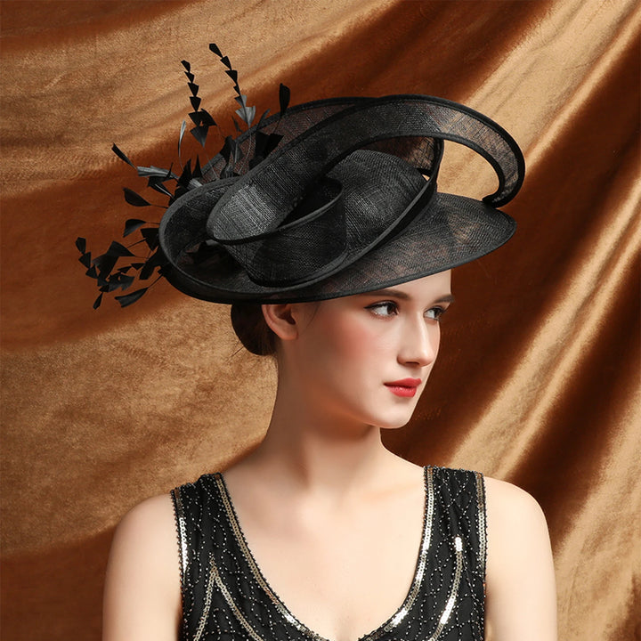 Unique Derby Sinamay Hat