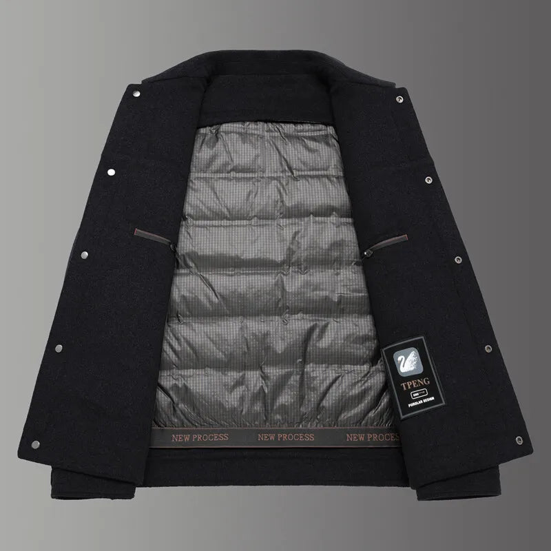 Dignified Thickened Woolen Coat