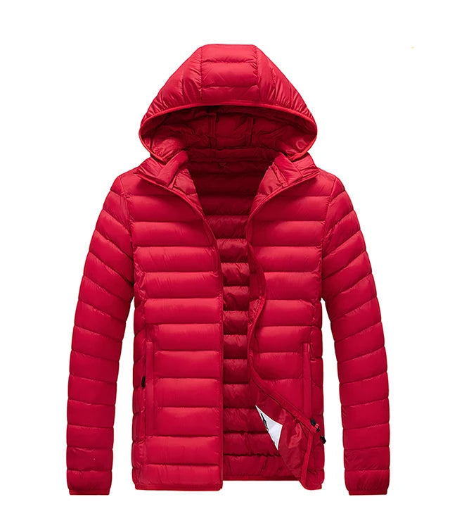 Casual Hooded Parka Coat With Detachable Hat
