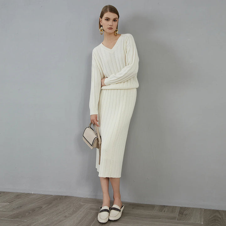 Luxury Cashmere Knitted Pullover Sweater