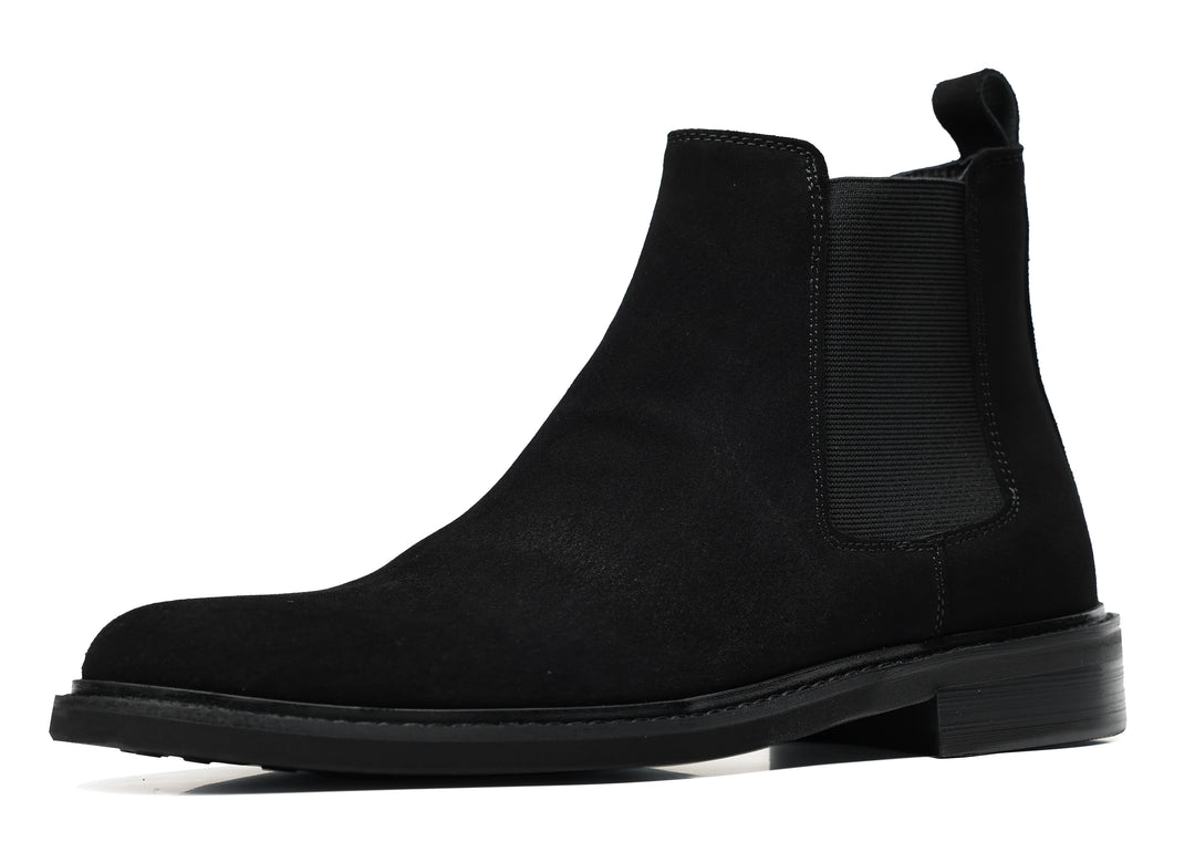 Vintage Suede English-Style Chelsea Boots