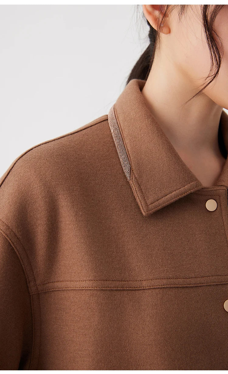 Premium Wool-Cotton Blend Warm Coat