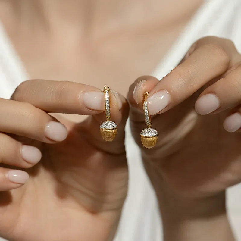 Dainty Gold-Plated Hoop Earrings