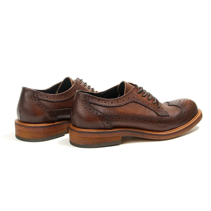 Luxury Block Design Oxford Leather Shoes