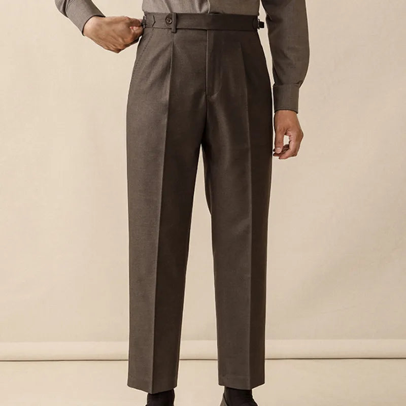 Classic Wool Blend Hombre Dress Pants