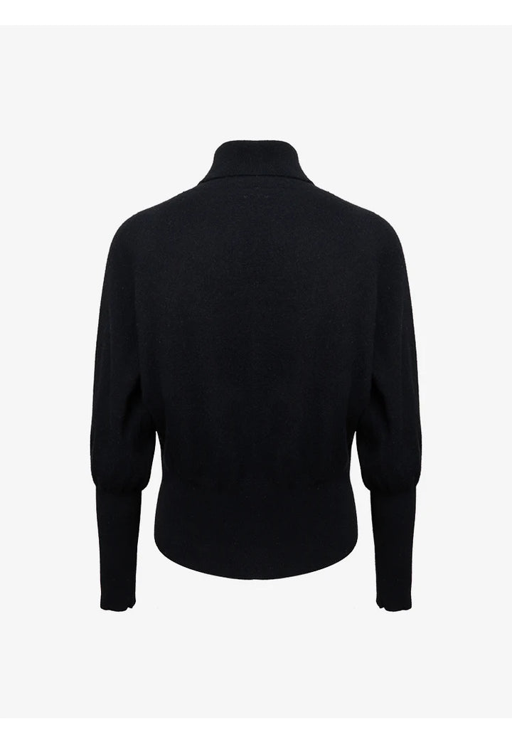 Mock Pocket Turtleneck Sweater