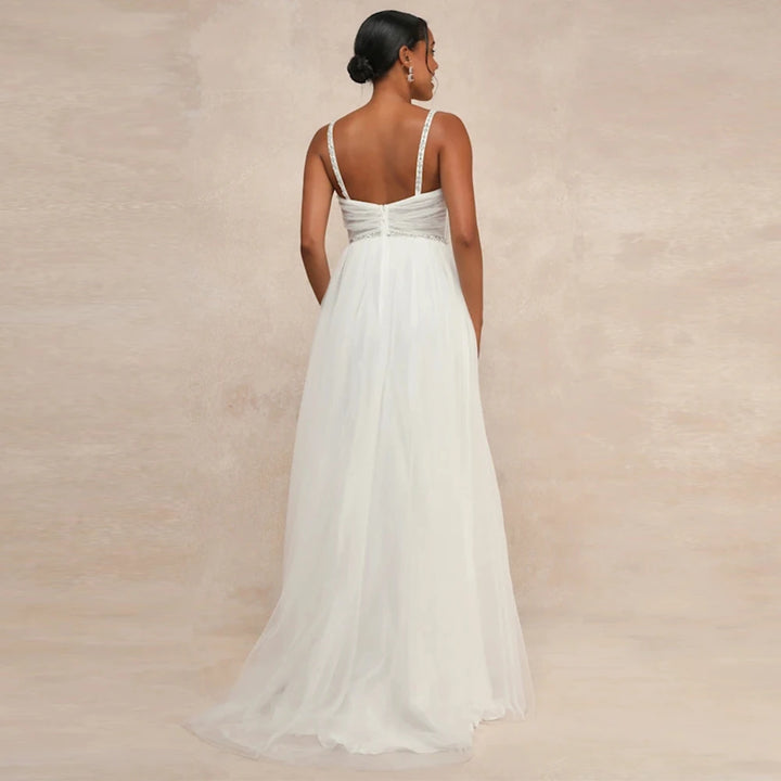 Appealing Spaghetti Straps Wedding Dress