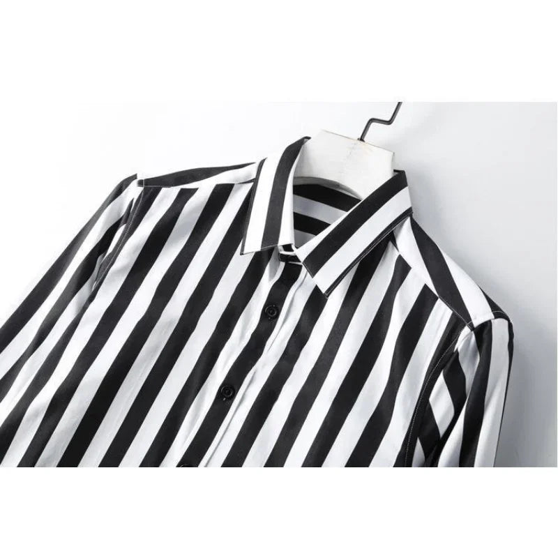 Ravishing Silk Cotton Striped Shirt