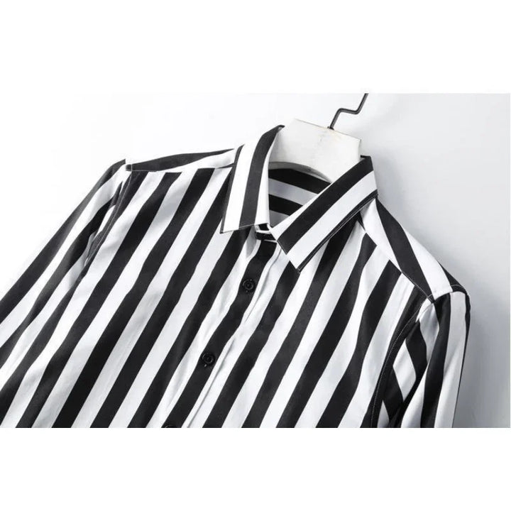 Ravishing Silk Cotton Striped Shirt