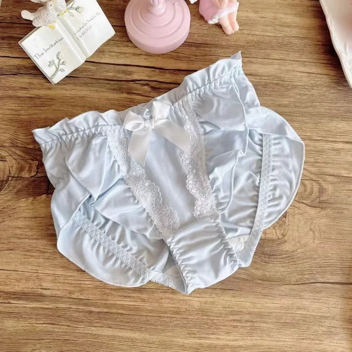 Soft Lolita Bow Silk Underwear
