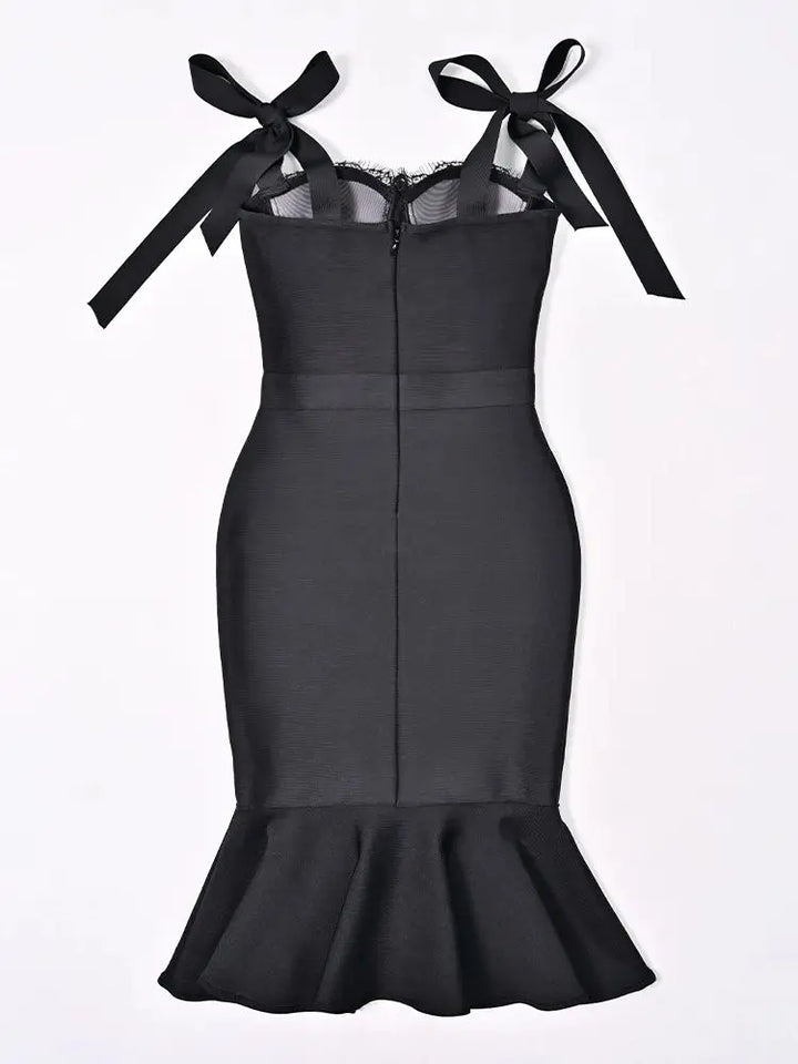 Gorgeous Lace Ruffles Party Dress