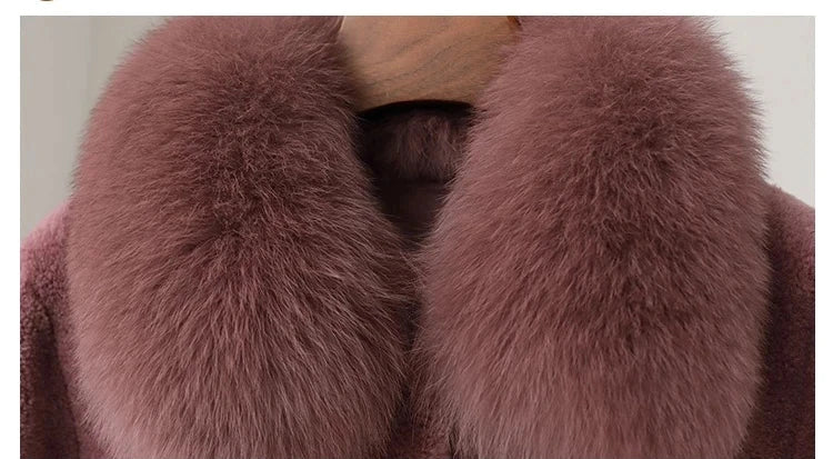 Classic Sheep Wool Shearling Coat