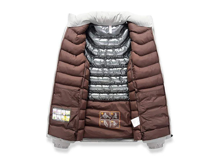 Sleek Thermal Padded Parka Coat