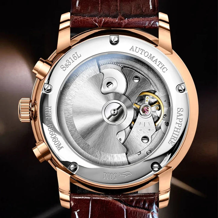 Sapphire Crystal Automatic Wristwatch