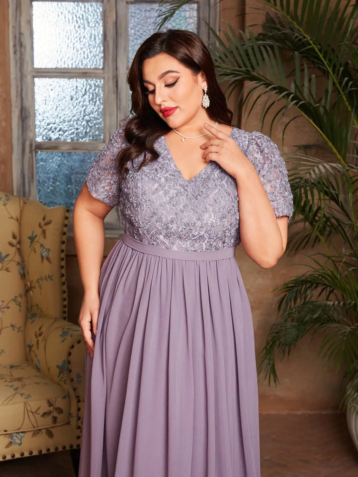 Romantic Three-dimensional Party Dress