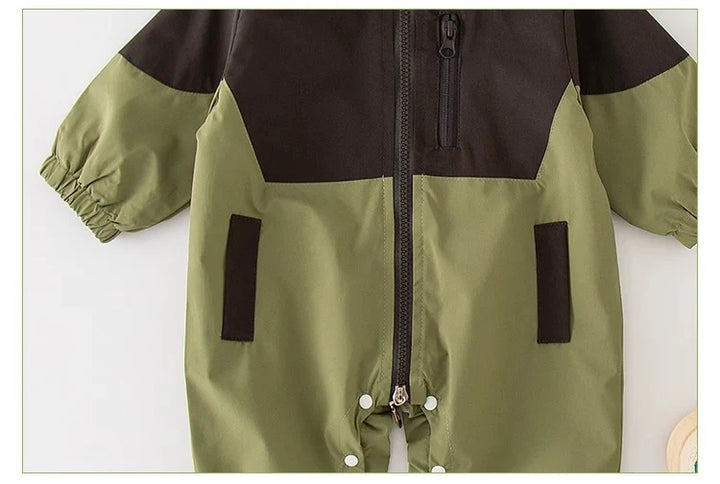 Stylish Hooded Toddler Jumpsuit